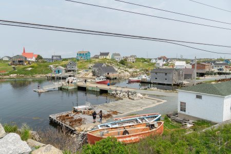 Zeg je Nova Scotia, zeg je Peggy&#039;s Cove, een echte highlight