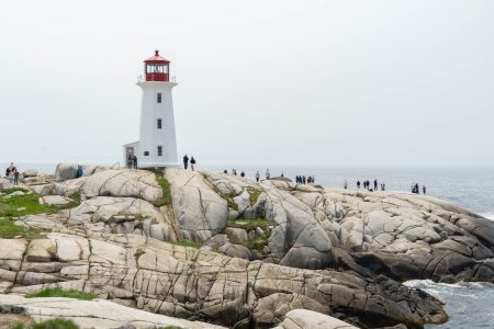 De bekendste vuurtoren van Canada, Peggy&#039;s Cove lighthouse